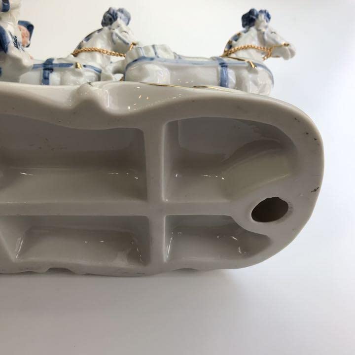 希少】古代人形 陶磁器 4頭立馬車 【公式通販】